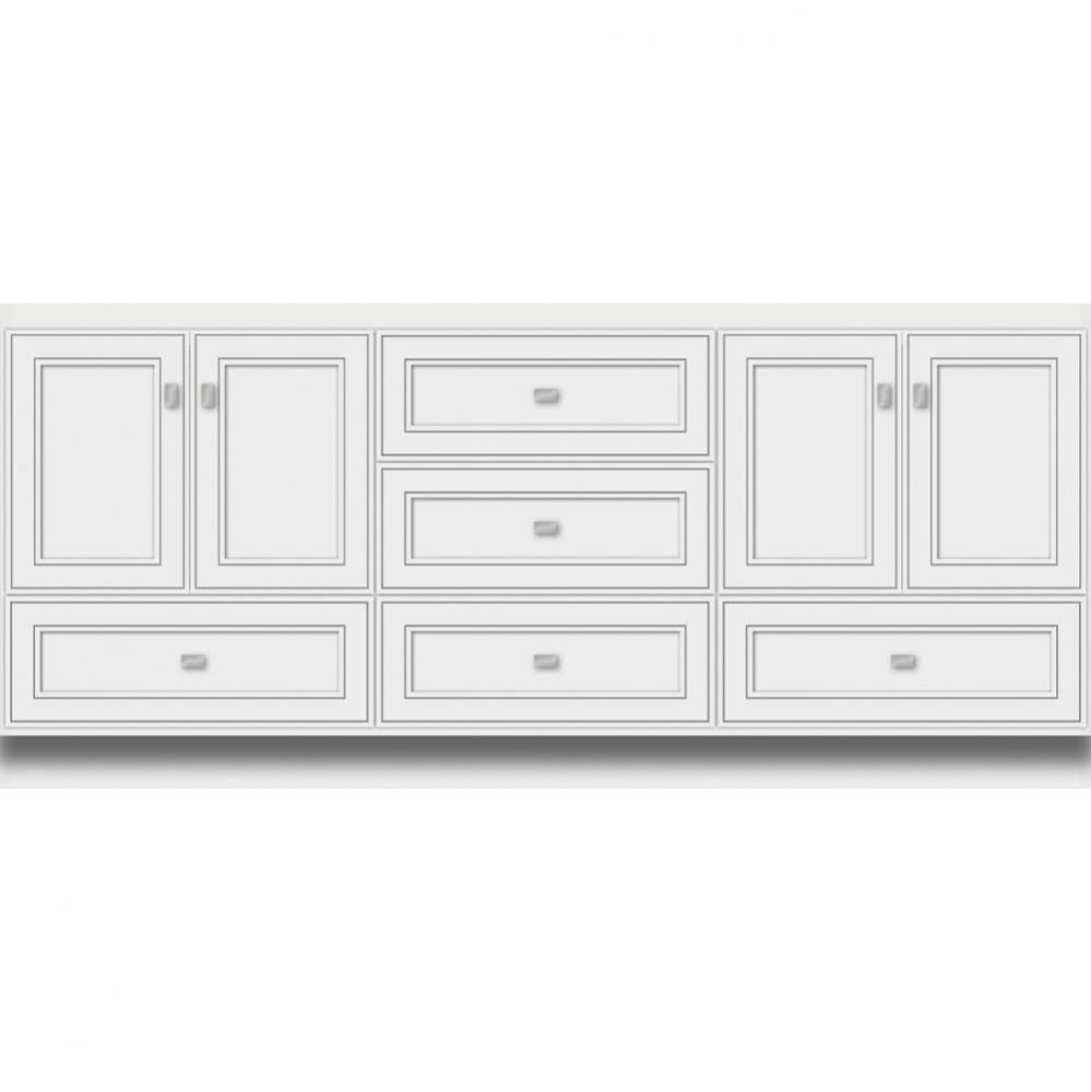 72 X 18 X 32 Montlake Vanity Deco Miter Powder Grey Db