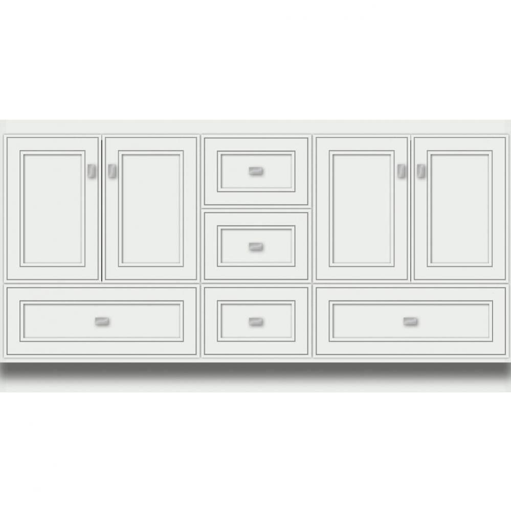 60 X 21 X 32 Montlake Vanity Deco Miter Powder Grey Db