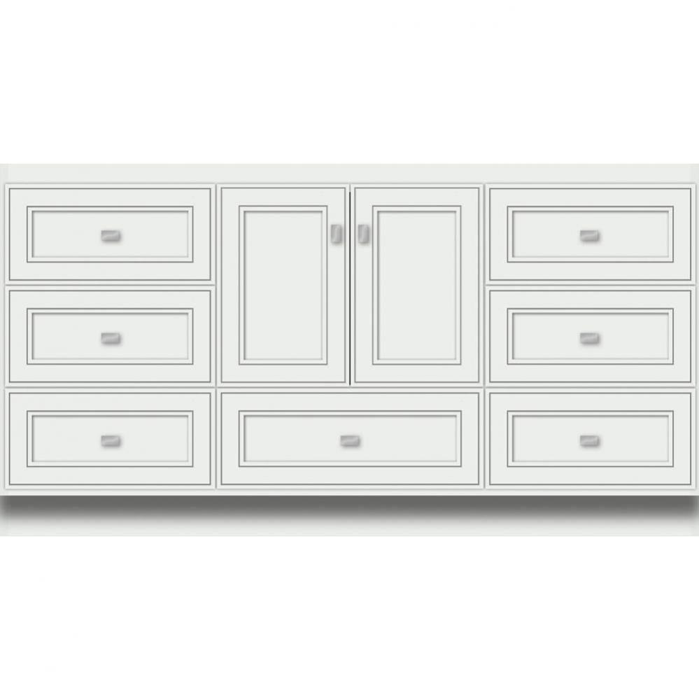 60 X 18 X 32 Montlake Vanity Deco Miter Powder Grey Sb