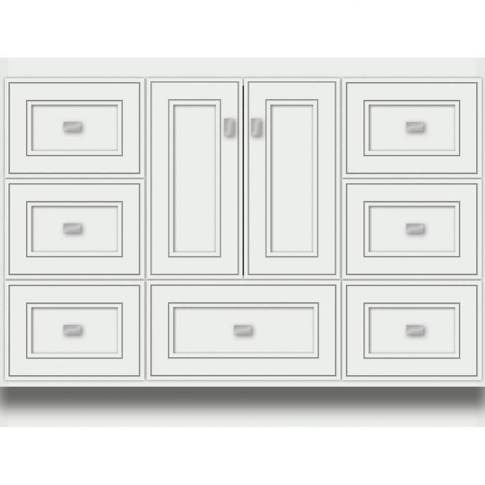 42 X 18 X 32 Montlake Vanity Deco Miter Powder Grey Sb