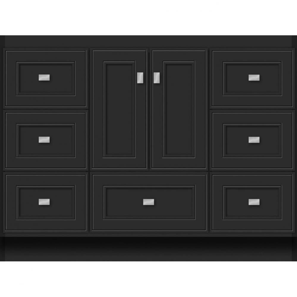 42 X 18 X 32 Montlake Vanity Deco Miter Sat Black Sb