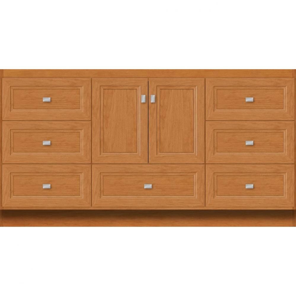 60 X 18 X 32 Montlake Vanity Ogee Miter Nat Cherry Sb