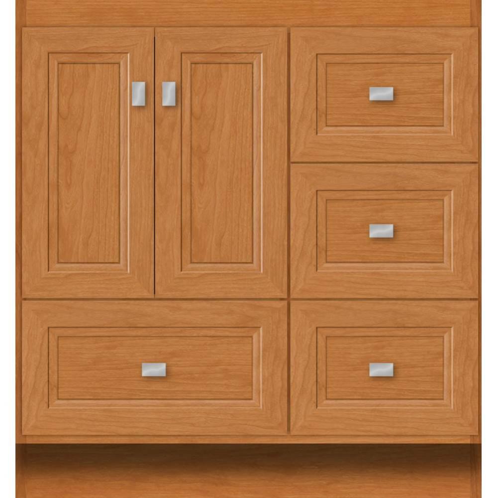 30 X 21 X 32 Montlake Vanity Ogee Miter Nat Cherry Rh