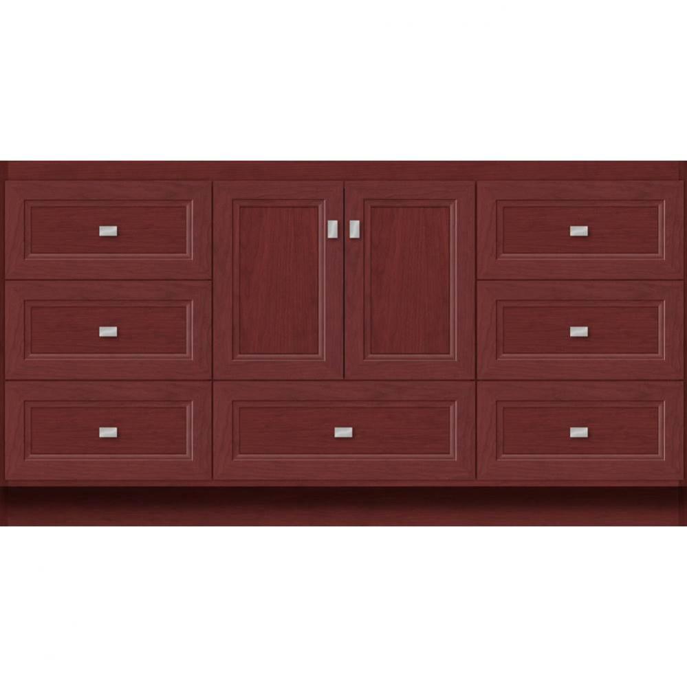 60 X 21 X 32 Montlake Vanity Ogee Miter Dk Cherry Sb