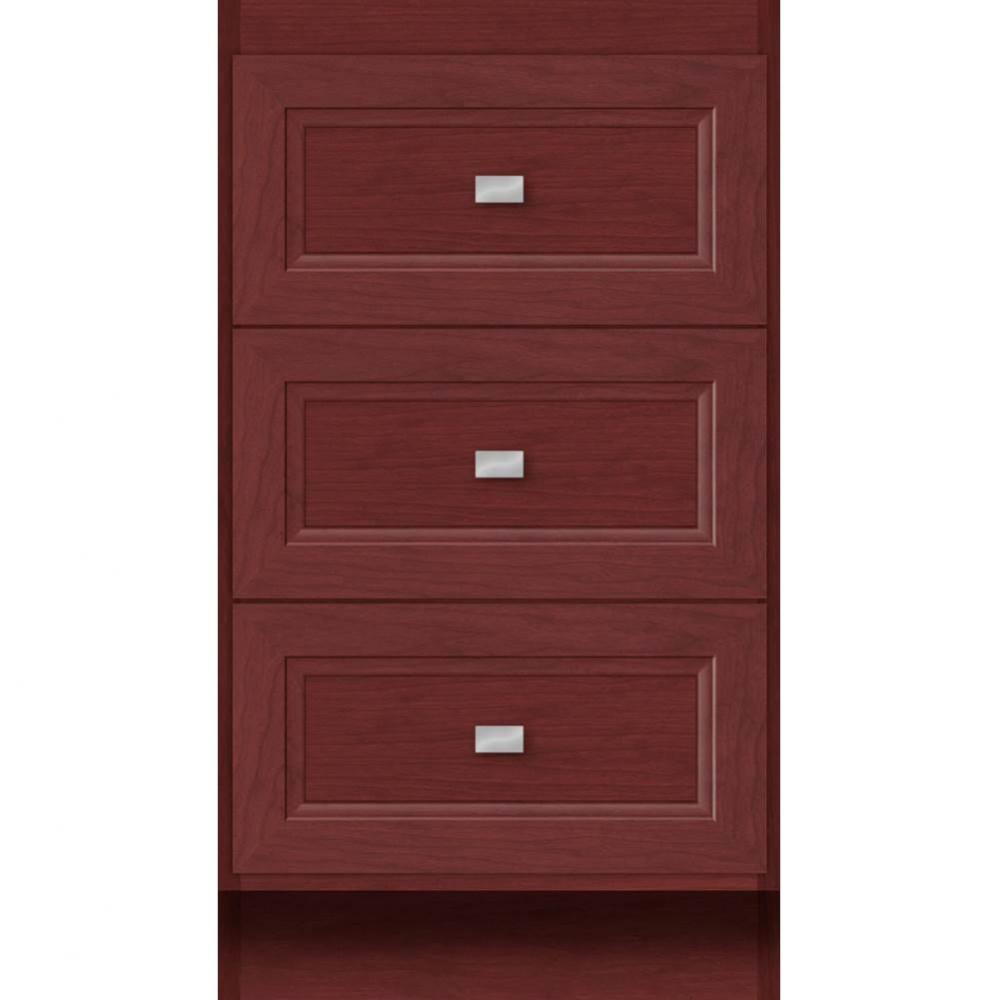 18 X 21 X 32 Montlake Drawer Bank Ogee Miter Dk Cherry