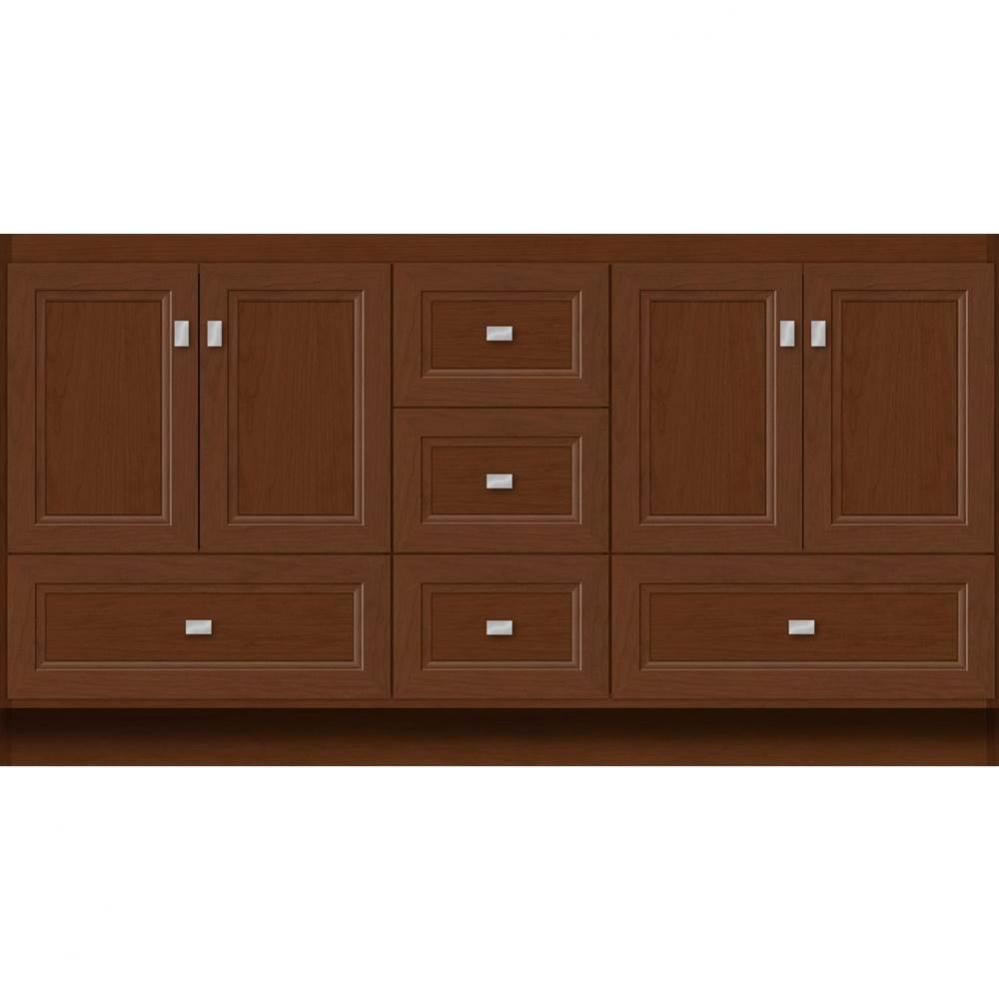 60 X 21 X 32 Montlake Vanity Ogee Miter Pecan Cherry Db