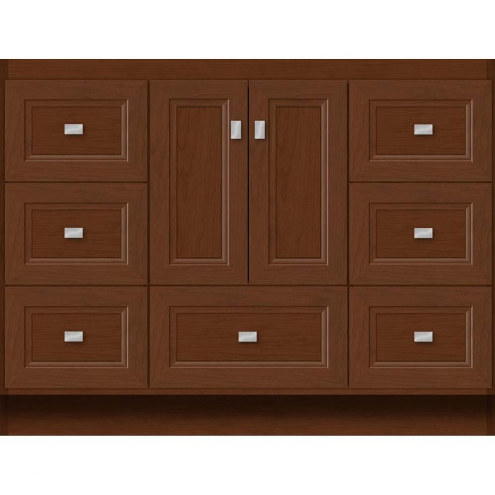 42 X 21 X 32 Montlake Vanity Ogee Miter Pecan Cherry Sb