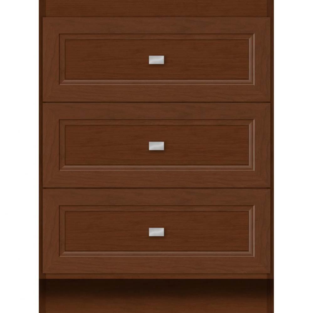 24 X 21 X 32 Montlake Drawer Bank Ogee Miter Pecan Cherry