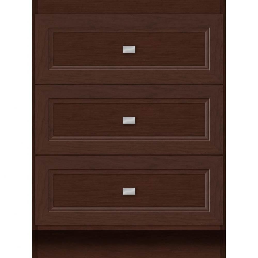 24 X 18 X 32 Montlake Drawer Bank Ogee Miter Choc Cherry