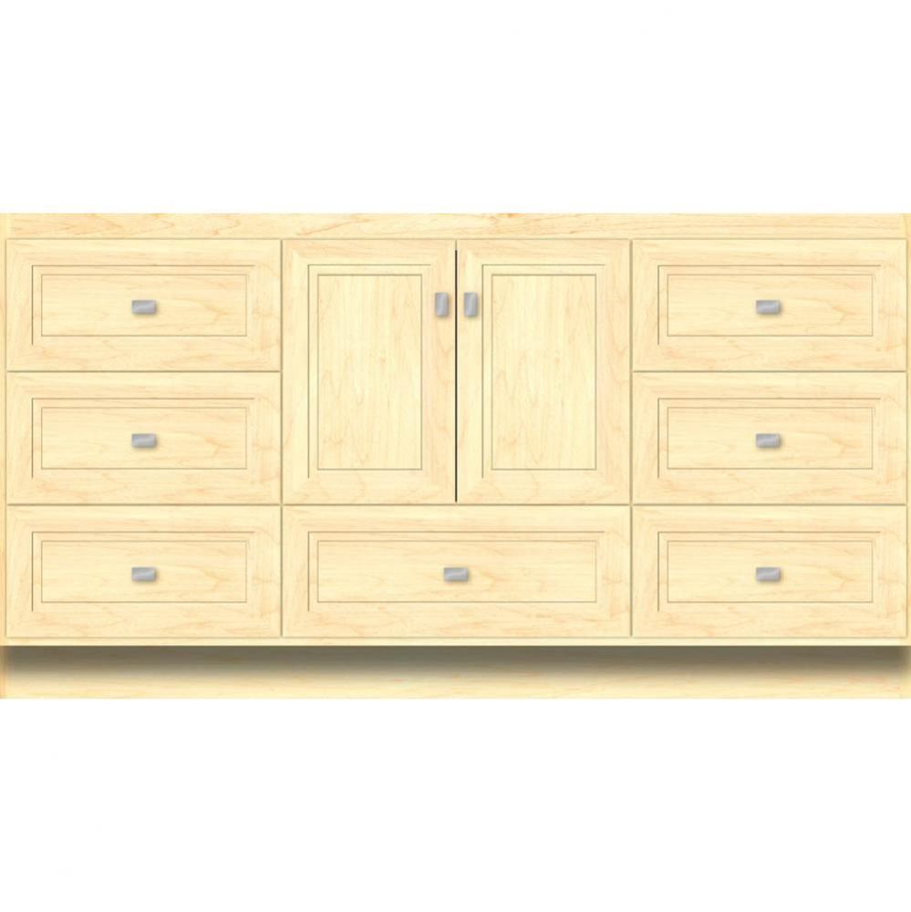 60 X 21 X 32 Montlake Vanity Ogee Miter Nat Maple Sb