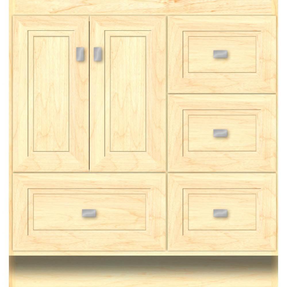 30 X 21 X 32 Montlake Vanity Ogee Miter Nat Maple Rh