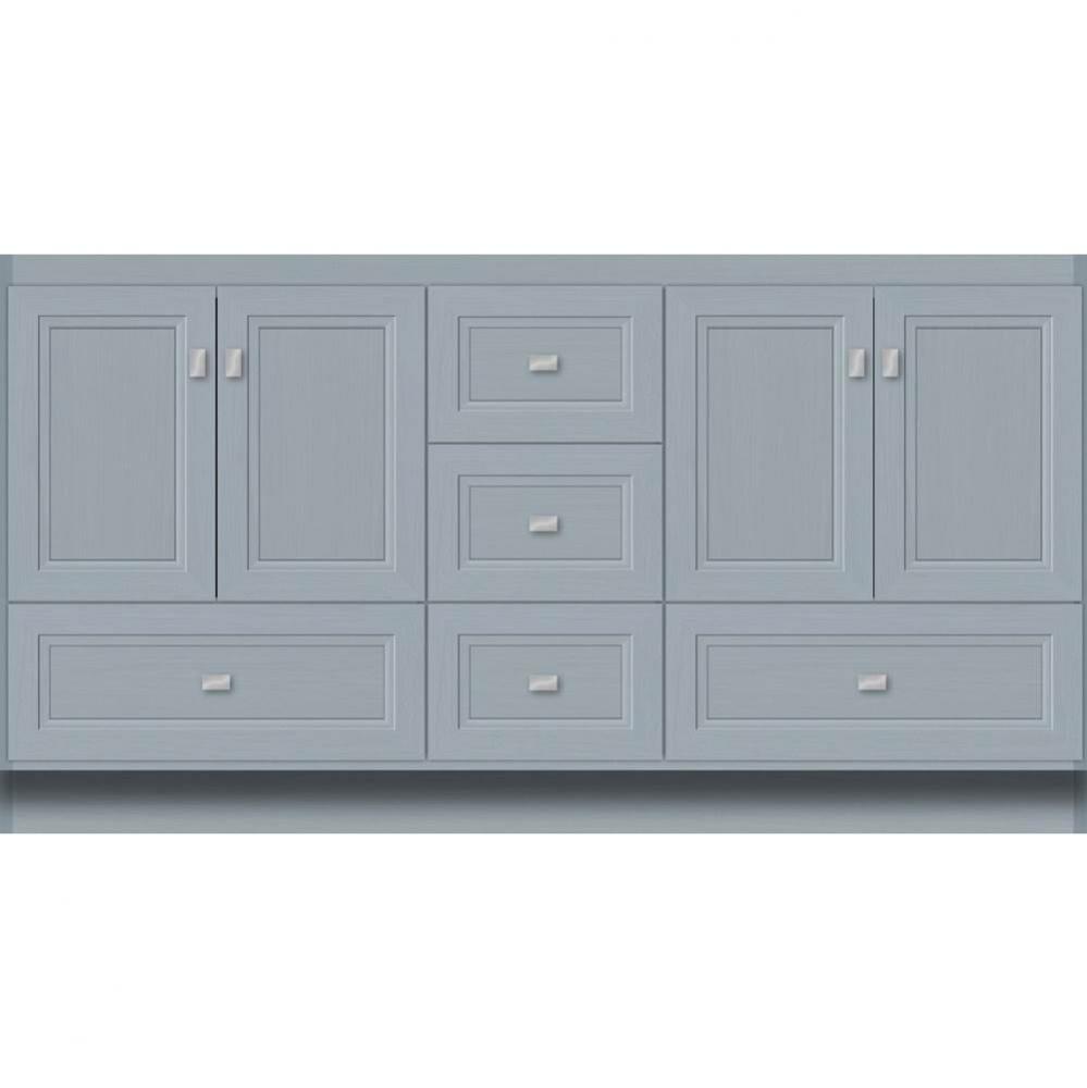 60 X 18 X 32 Montlake Vanity Ogee Miter Silver Oak Db