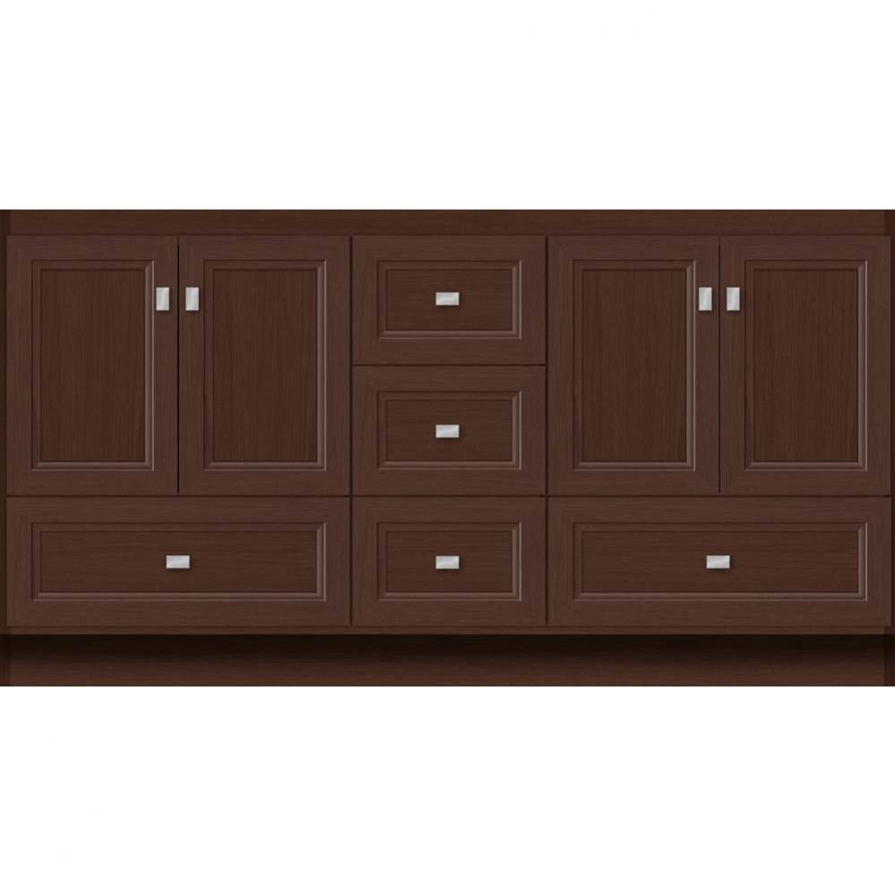 60 X 18 X 32 Montlake Vanity Ogee Miter Choc Oak Db