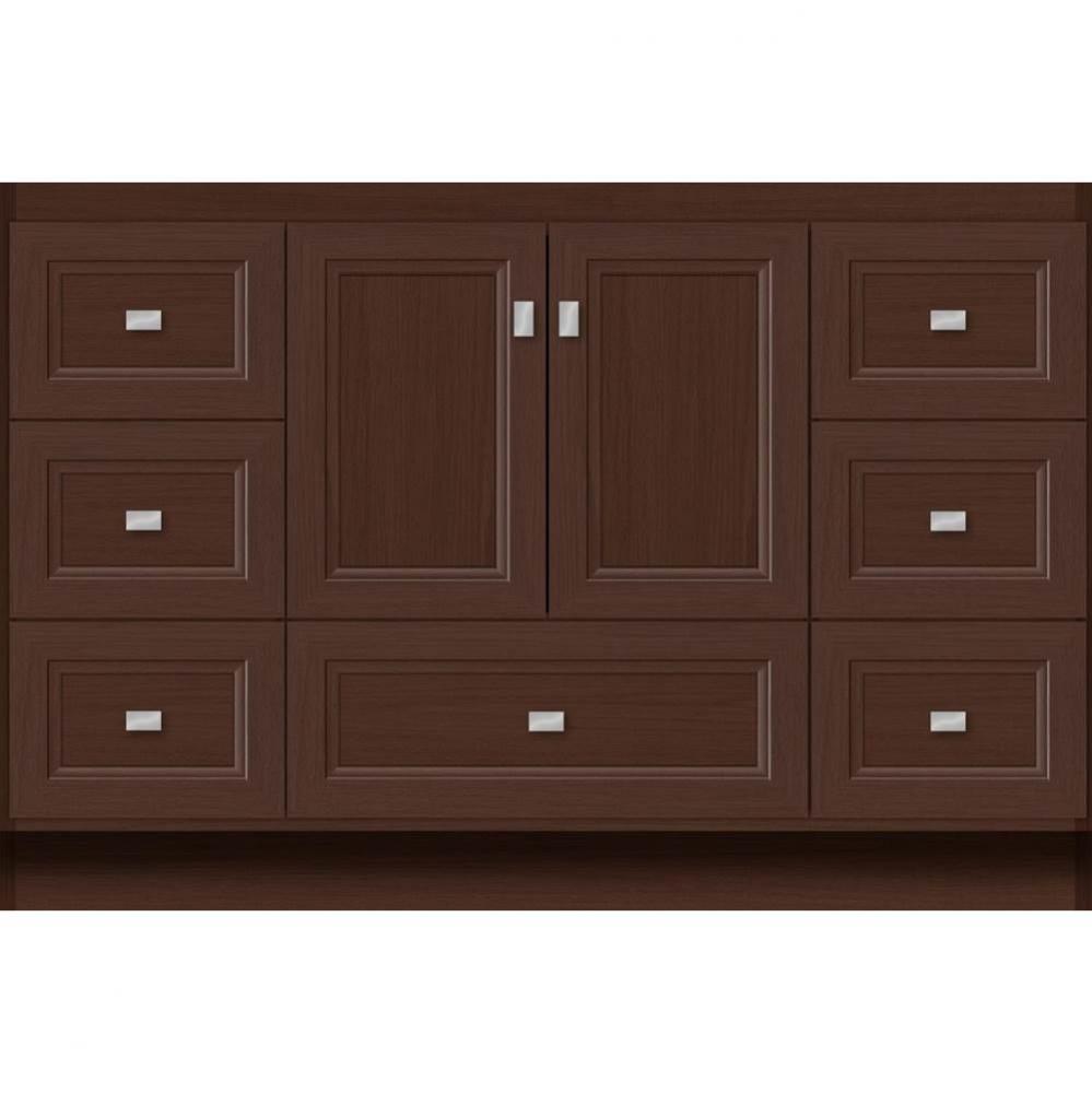 48 X 21 X 32 Montlake Vanity Ogee Miter Choc Oak Sb