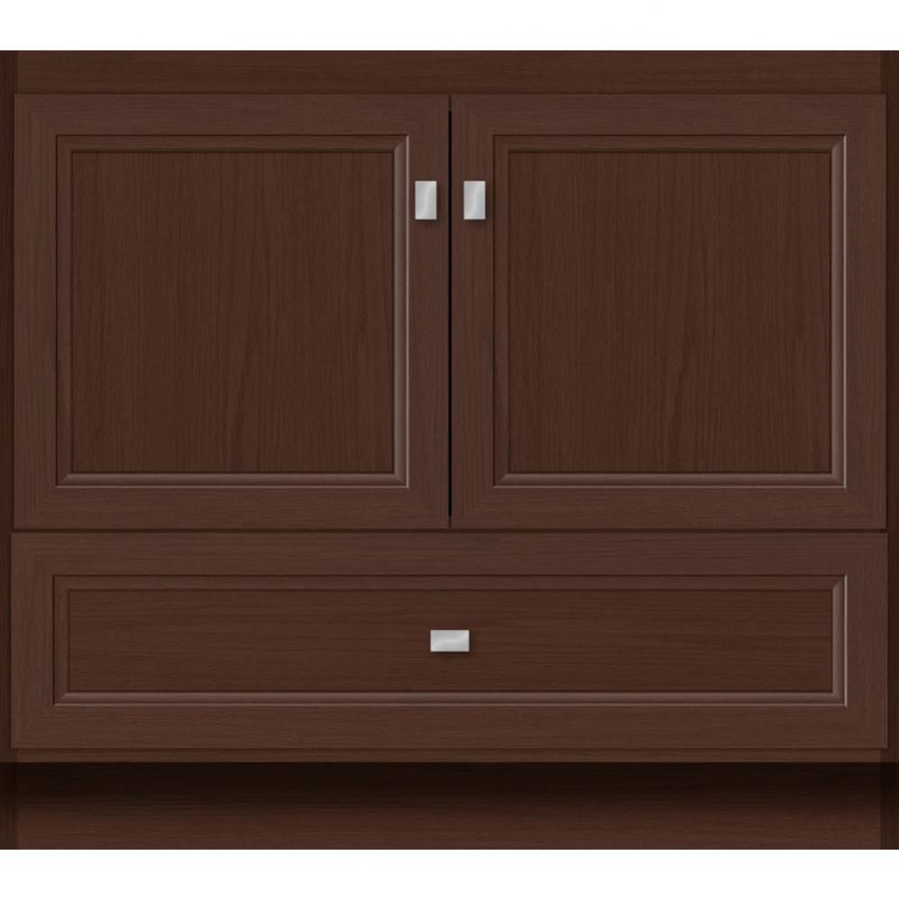 36 X 18 X 32 Montlake Vanity Ogee Miter Choc Oak Std