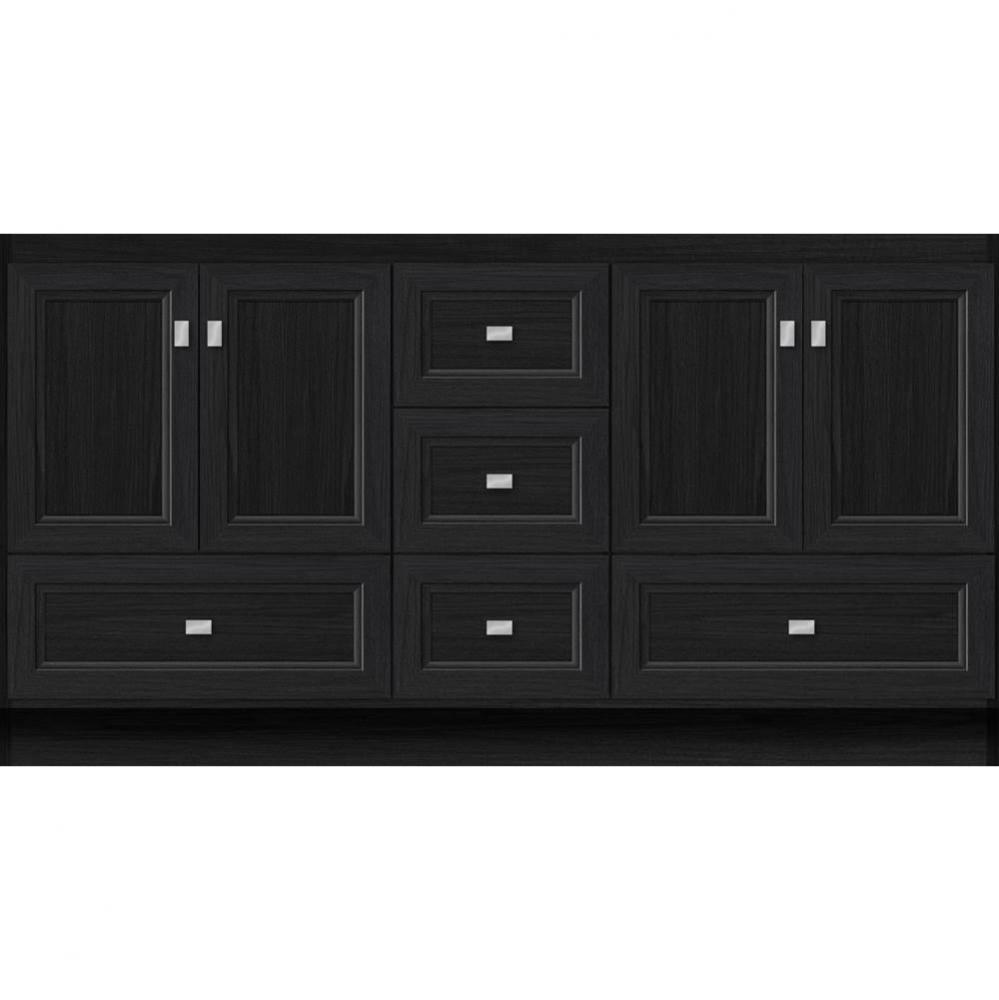 60 X 21 X 32 Montlake Vanity Ogee Miter Midnight Oak Db