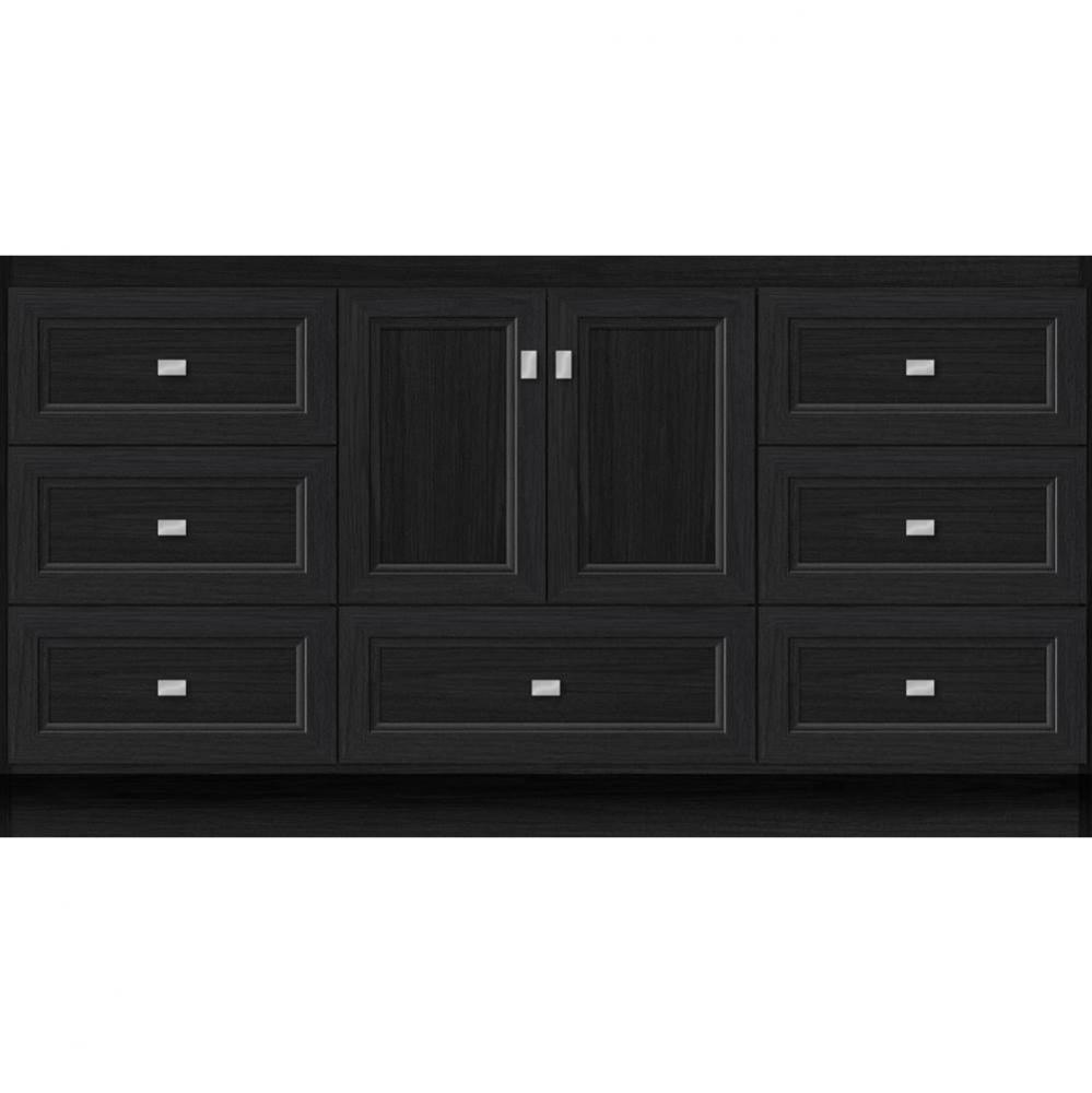 60 X 21 X 32 Montlake Vanity Ogee Miter Midnight Oak Sb