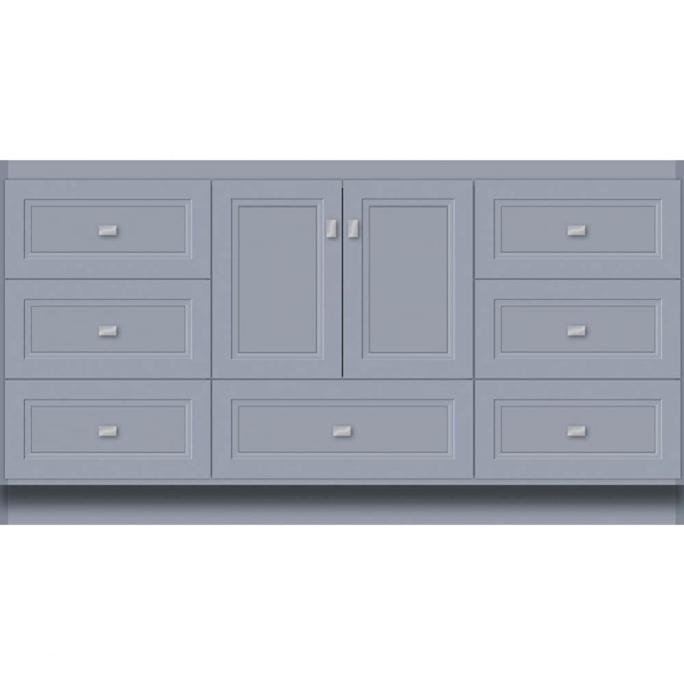 60 X 21 X 32 Montlake Vanity Ogee Miter Sat Silver Sb