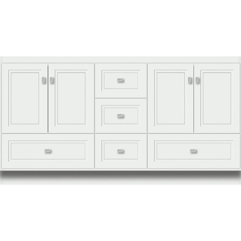 60 X 21 X 32 Montlake Vanity Ogee Miter Powder Grey Db