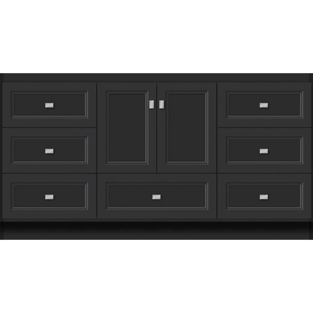 60 X 18 X 32 Montlake Vanity Ogee Miter Sat Black Sb