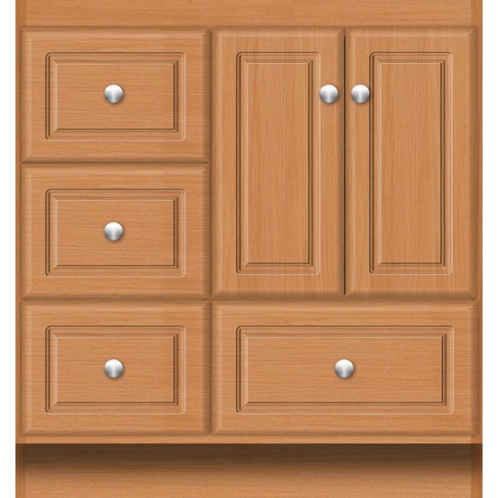 30 X 21 X 32 Montlake Vanity Ultra Nat Oak Lh