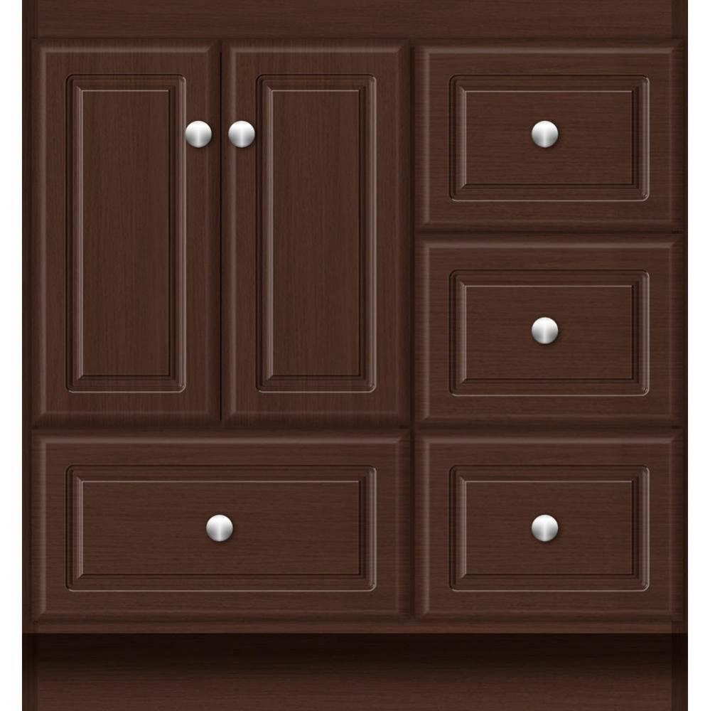 30 X 18 X 32 Montlake Vanity Ultra Choc Oak Rh