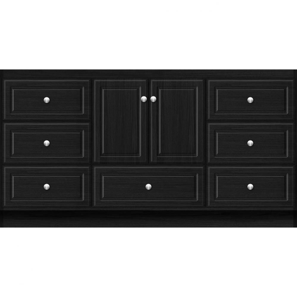 60 X 21 X 32 Montlake Vanity Ultra Midnight Oak Sb