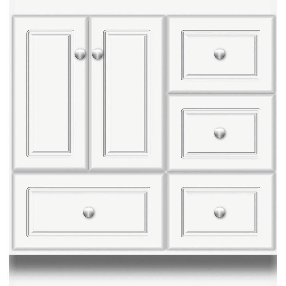 30 X 21 X 32 Montlake Vanity Ultra Sat White Rh