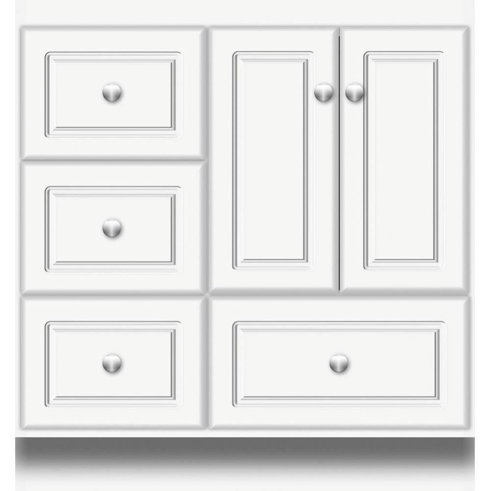 30 X 18 X 32 Montlake Vanity Ultra Sat White Lh