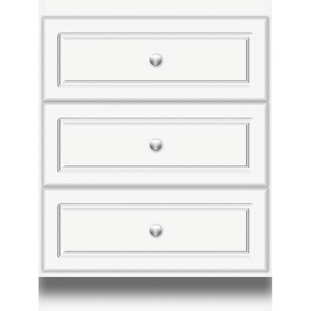 24 X 18 X 32 Montlake Drawer Bank Ultra Sat White