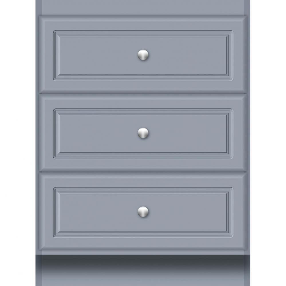 24 X 18 X 32 Montlake Drawer Bank Ultra Sat Silver