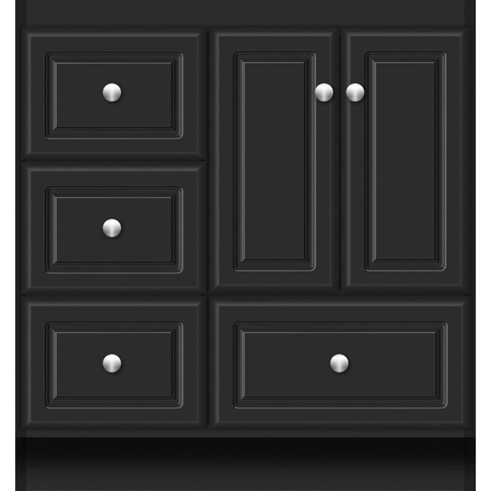 30 X 18 X 32 Montlake Vanity Ultra Sat Black Lh