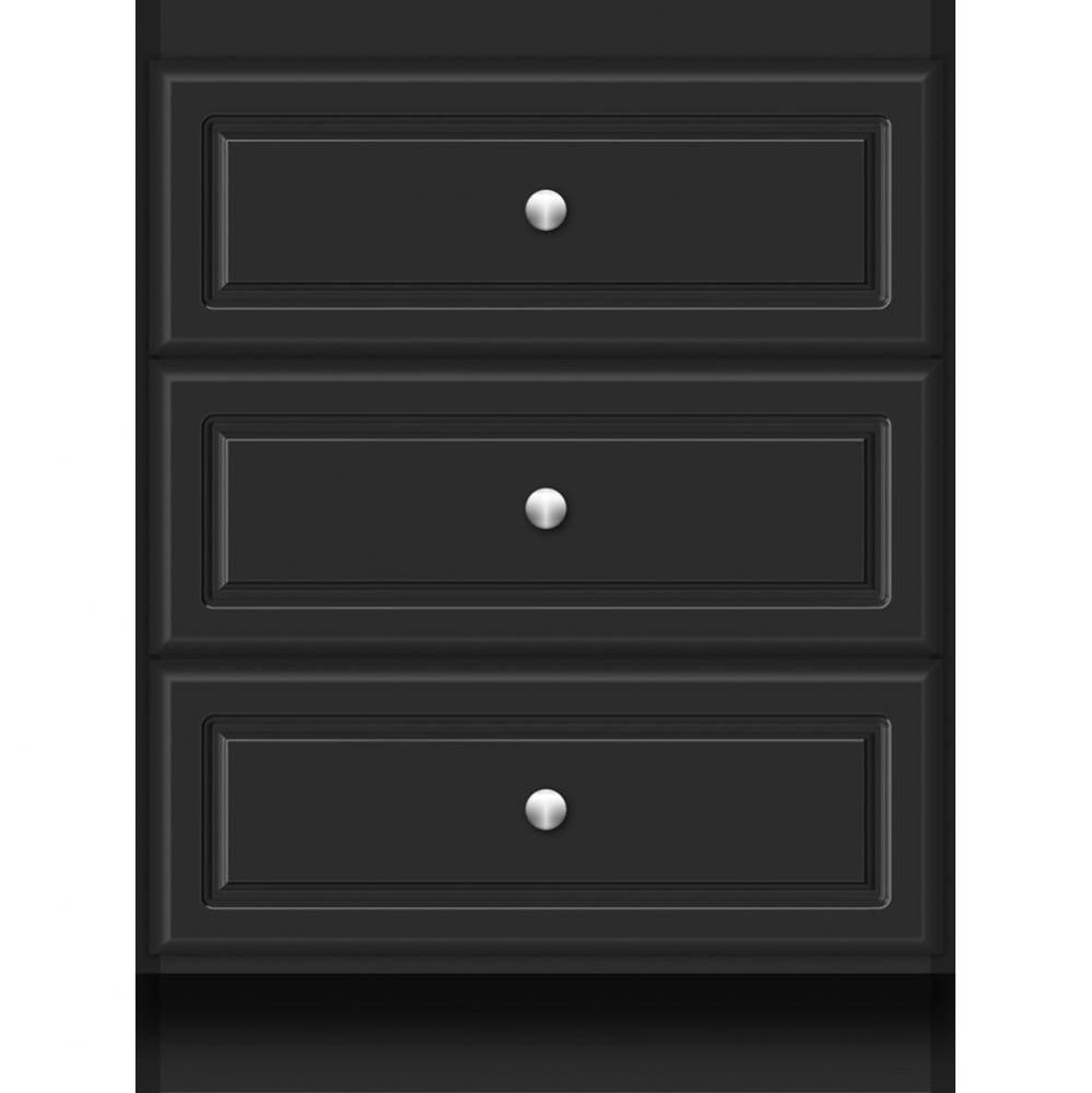 24 X 18 X 32 Montlake Drawer Bank Ultra Sat Black