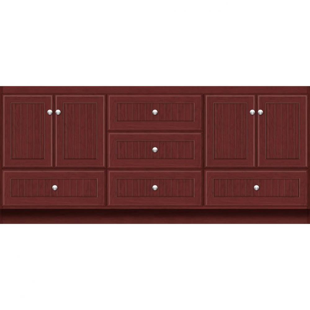 72 X 21 X 32 Montlake Vanity Beaded Dk Cherry Db