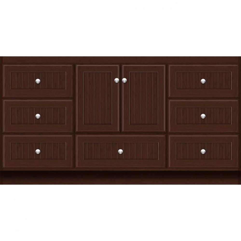60 X 18 X 32 Montlake Vanity Beaded Choc Cherry Sb