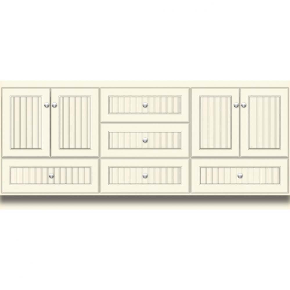 72 X 18 X 32 Montlake Vanity Beaded Sat Biscuit Db