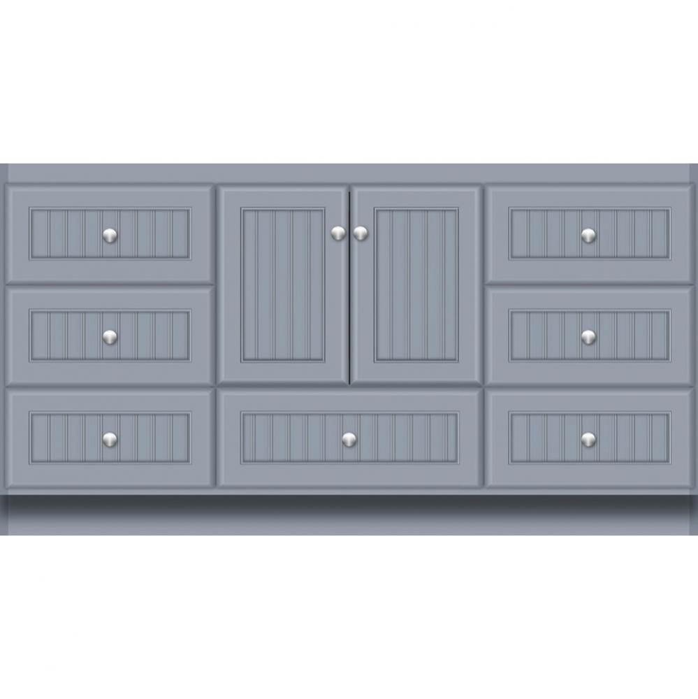 60 X 18 X 32 Montlake Vanity Beaded Sat Silver Sb