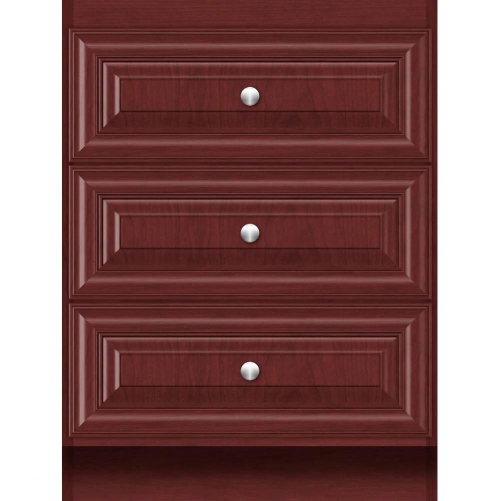 24 X 21 X 32 Montlake Drawer Bank Classic Miter Dk Cherry