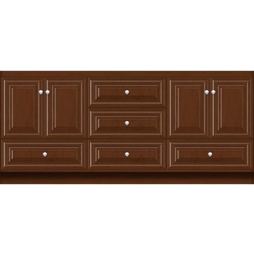 72 X 21 X 32 Montlake Vanity Classic Miter Pecan Cherry Db