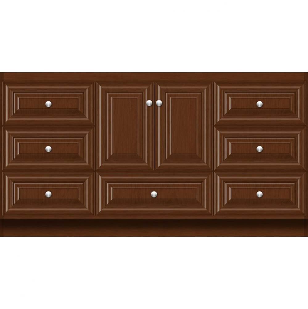 60 X 21 X 32 Montlake Vanity Classic Miter Pecan Cherry Sb
