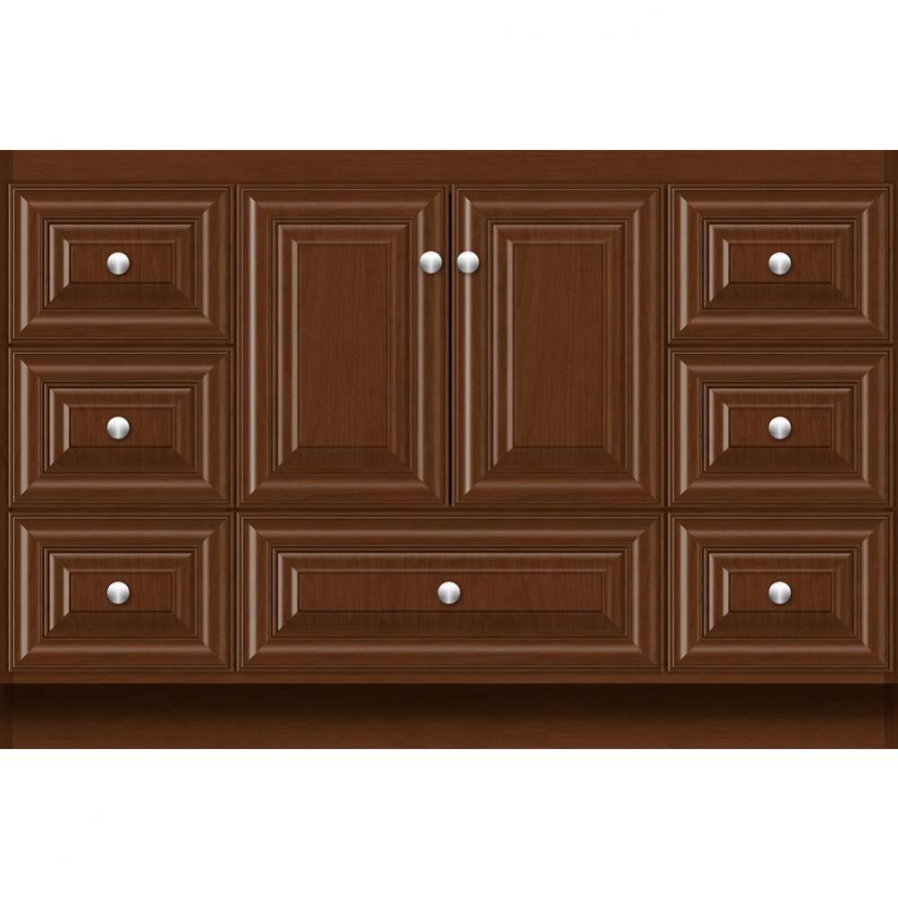 48 X 18 X 32 Montlake Vanity Classic Miter Pecan Cherry Sb