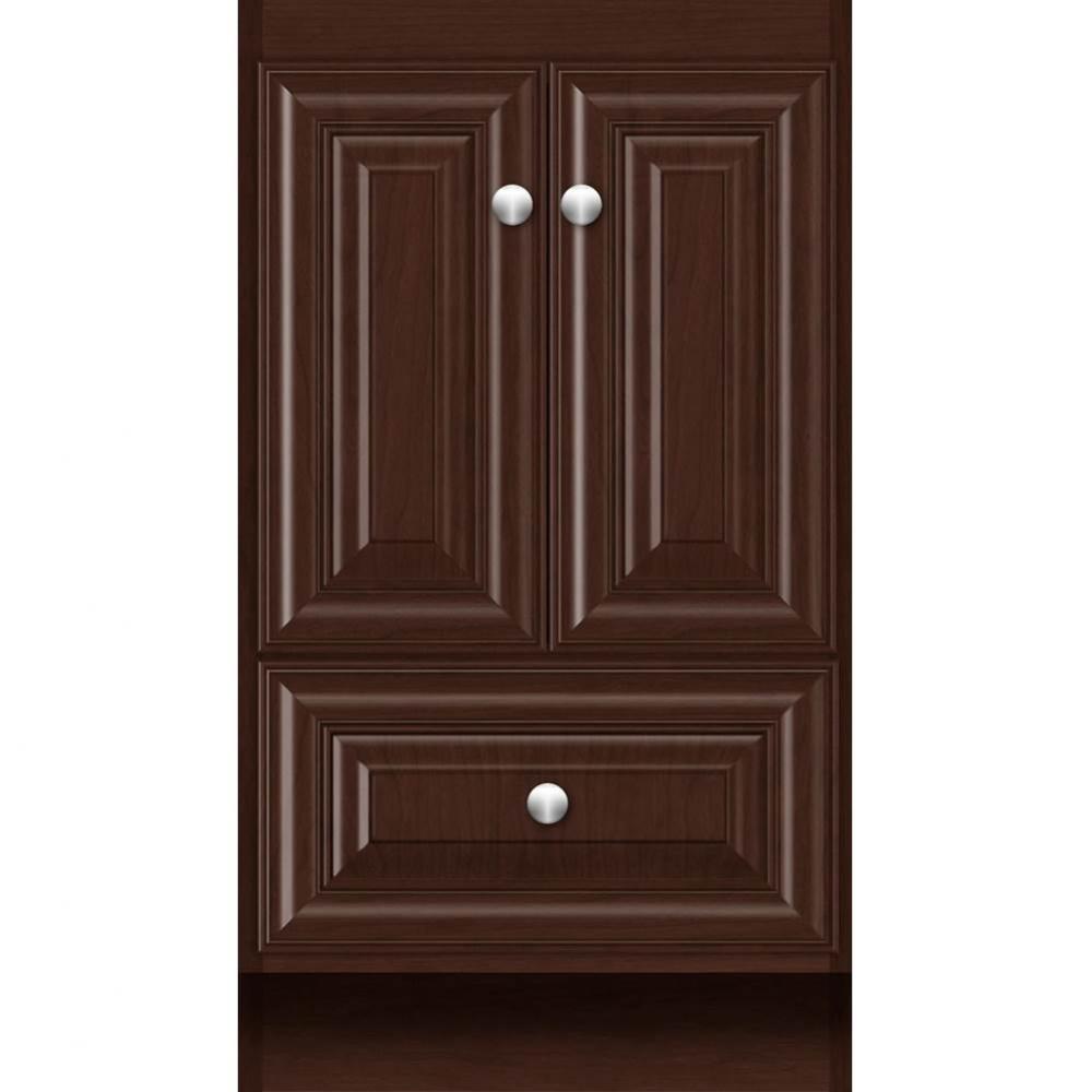 18 X 18 X 32 Montlake Vanity Classic Miter Choc Cherry Std