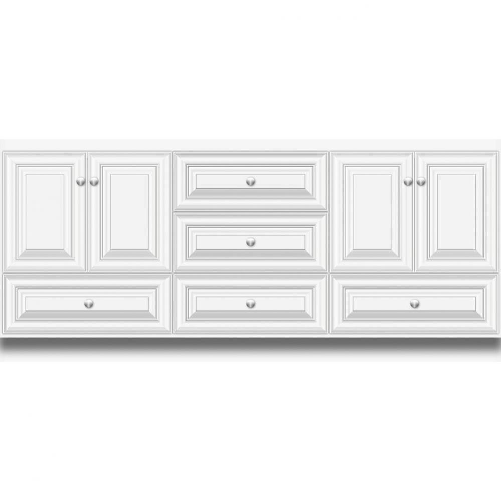72 X 18 X 32 Montlake Vanity Classic Miter Sat White Db
