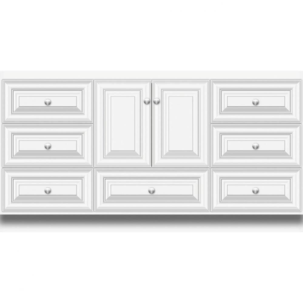 60 X 18 X 32 Montlake Vanity Classic Miter Sat White Sb