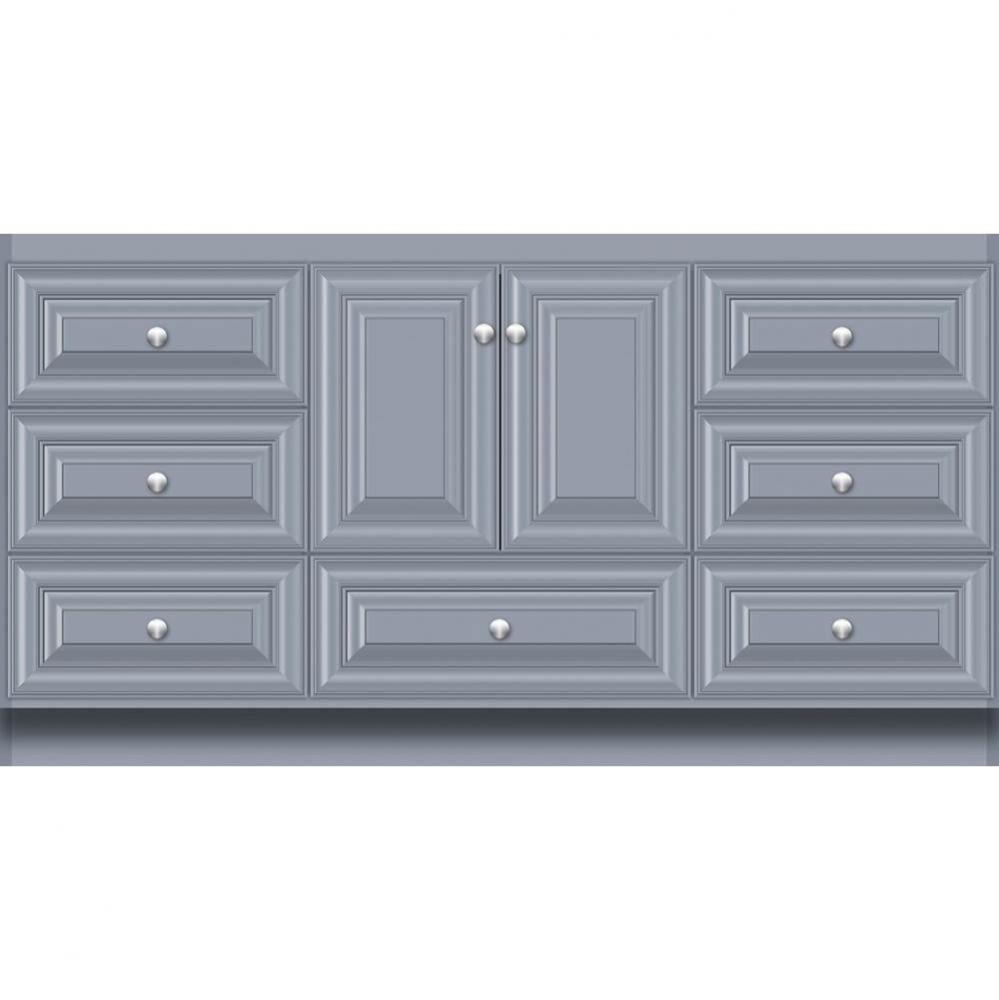 60 X 21 X 32 Montlake Vanity Classic Miter Sat Silver Sb