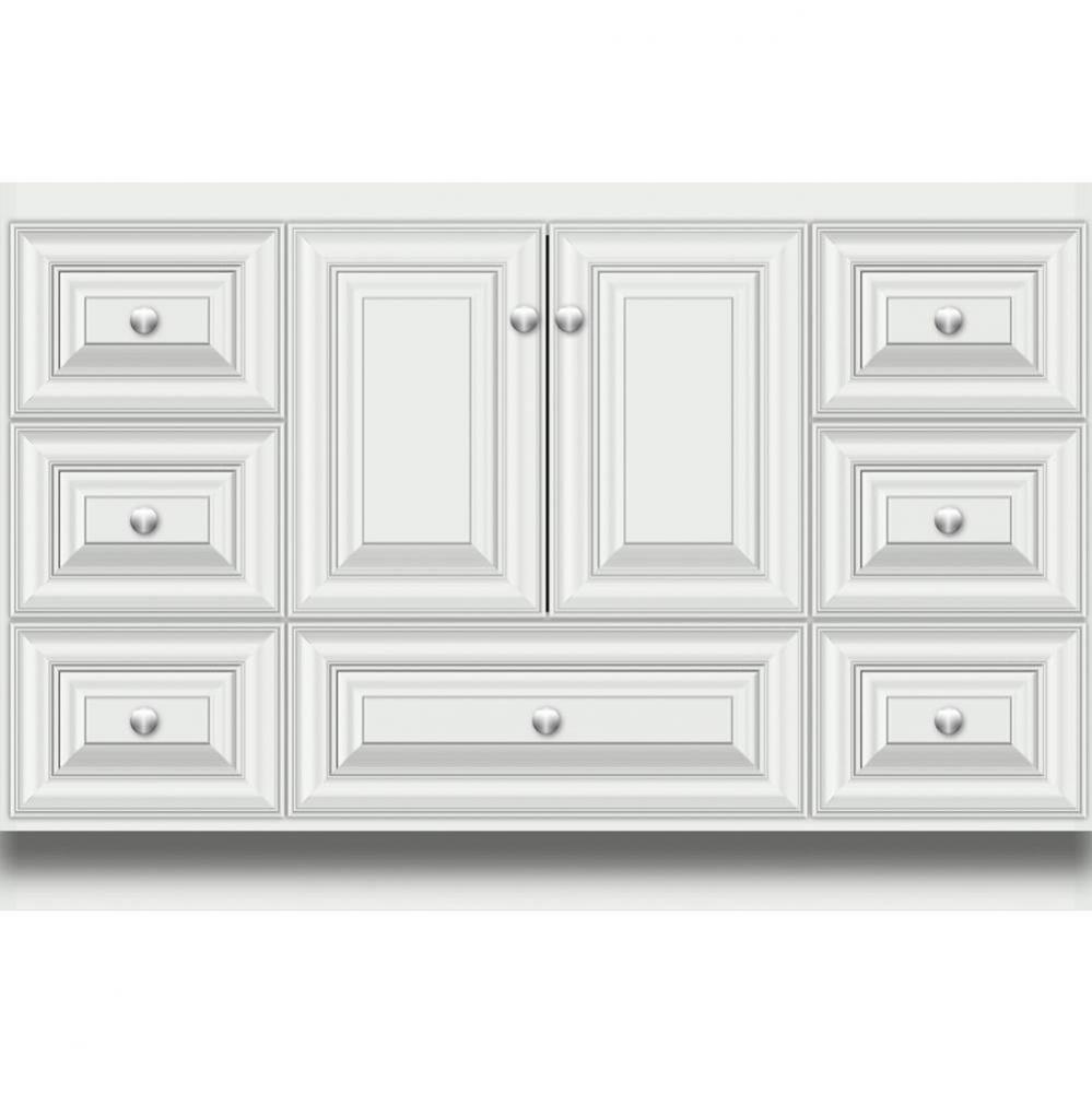 48 X 21 X 32 Montlake Vanity Classic Miter Powder Grey Sb