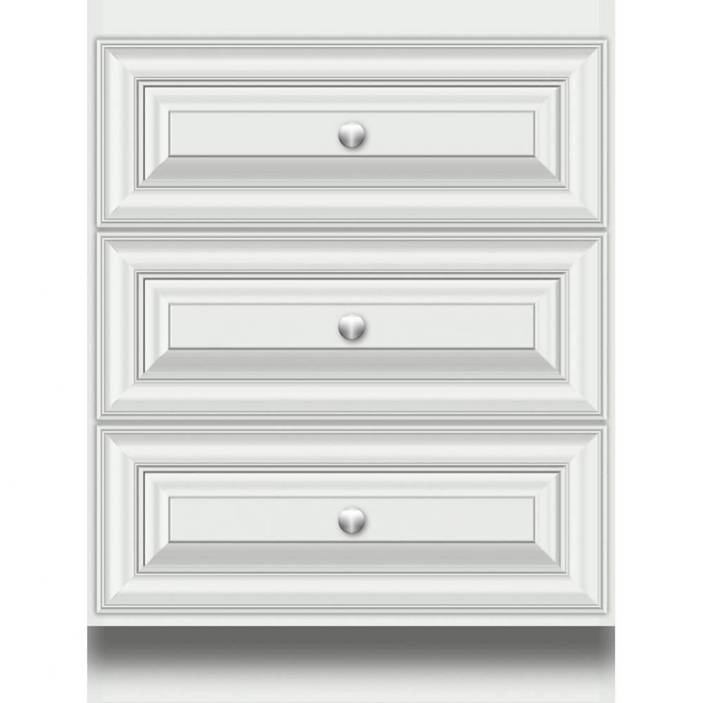 24 X 18 X 32 Montlake Drawer Bank Classic Miter Powder Grey