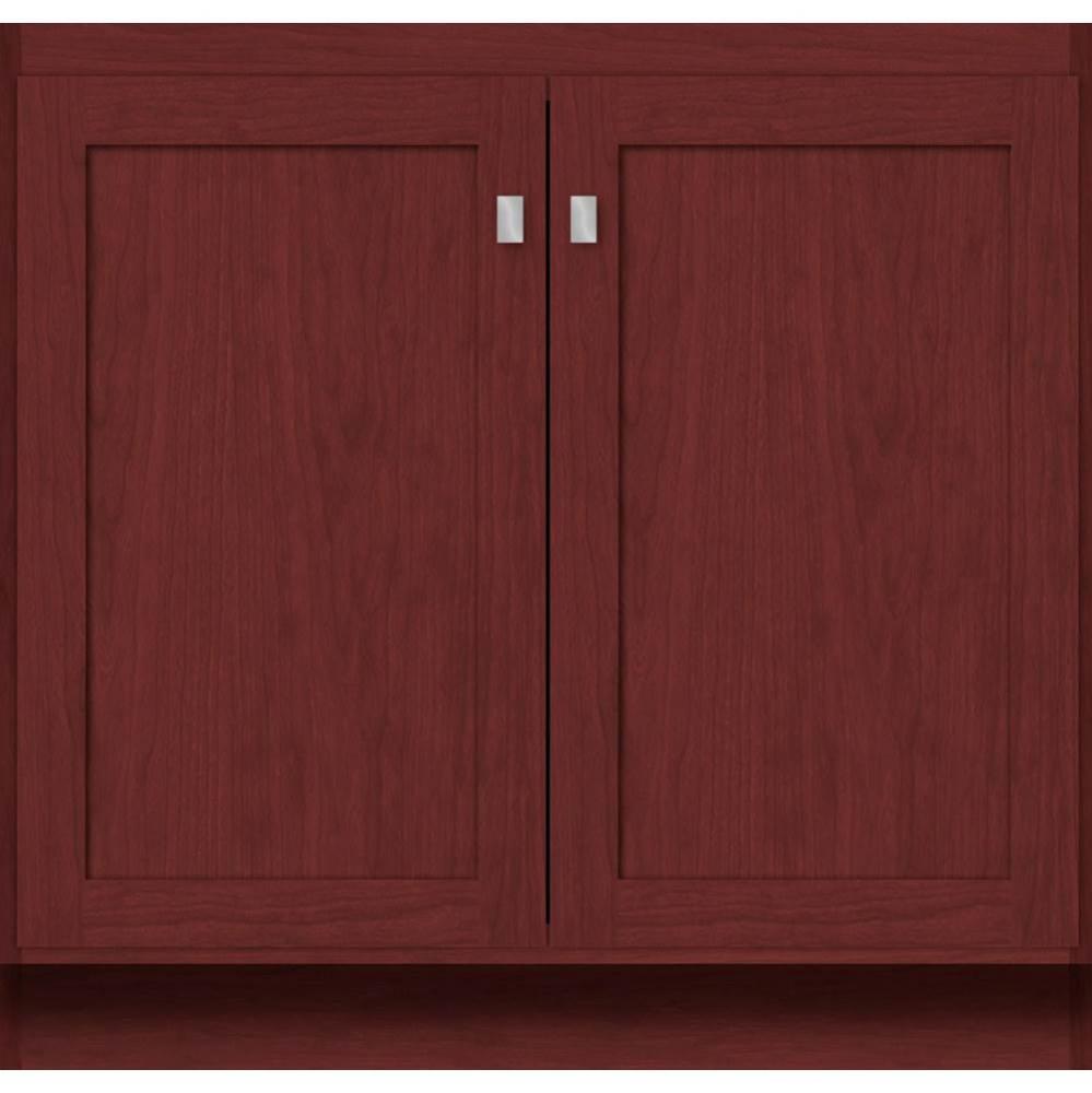 36 X 18 X 34.5 Montlake View Vanity Shaker Dk Cherry Std