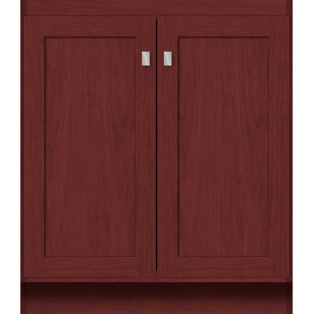 30 X 18 X 34.5 Montlake View Vanity Shaker Dk Cherry Std