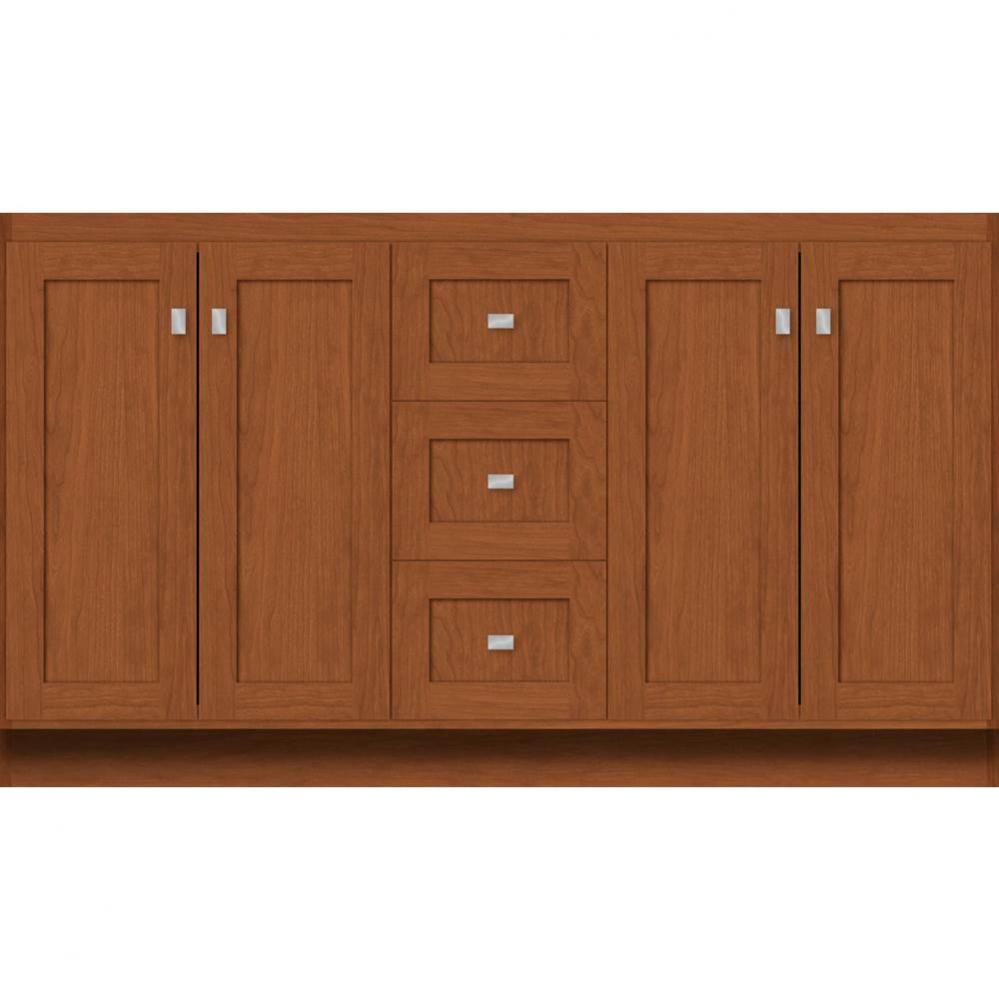 60 X 21 X 34.5 Montlake View Vanity Shaker Cinn Cherry Db